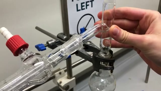 Twisting a condenser to spread grease